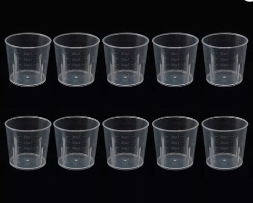 Polyethylene Graduated Transparent Liquid Disposable 1oz Plastic Medicine Cups Measuring Cup
