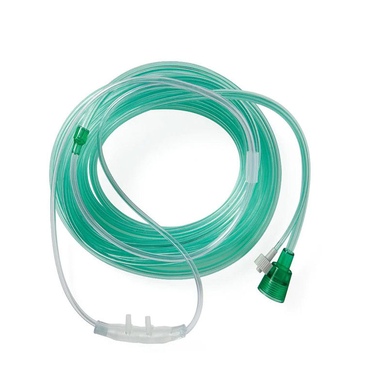 2.1m Disposable Sampling Cannula Nasal Oxygen Cannula CO2+O2 Free Breathing Cannula