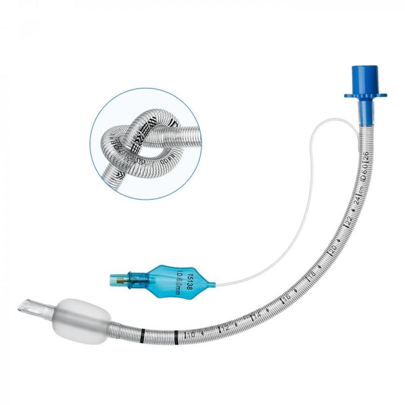 Endotracheal Tube Anesthesia Catheter 3.0-9.5mm Reinforced Disposable Endotracheal Tubes Cuffed