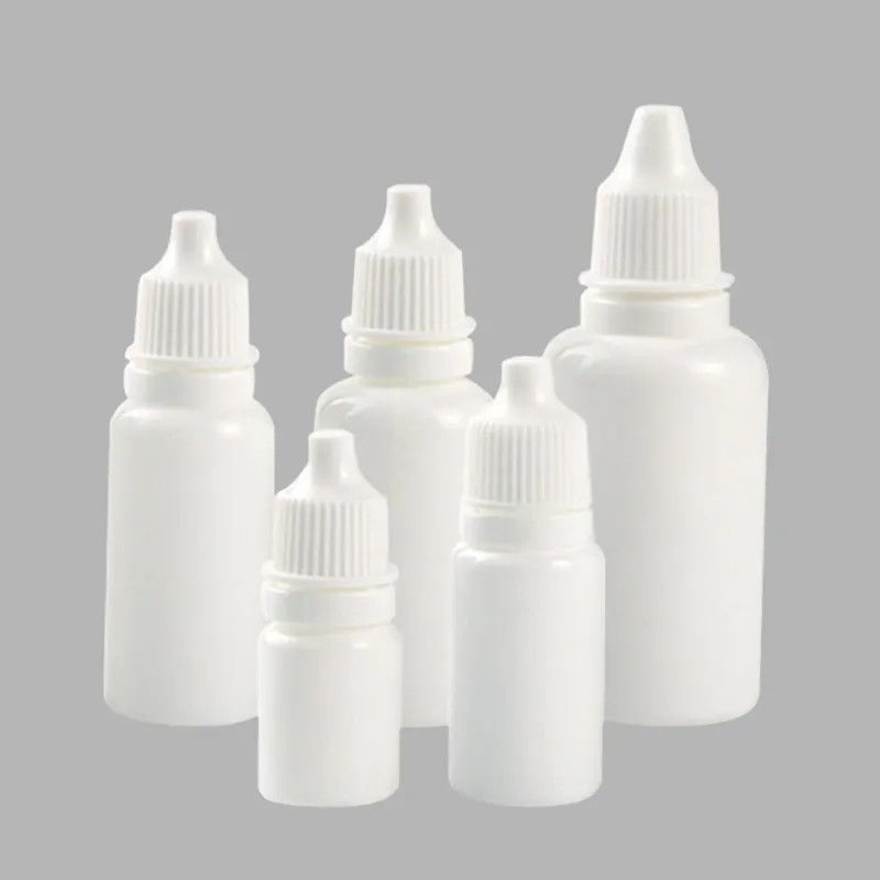 Squeeze Plastic Pharma Liquid Eye Dropper Bottles 5ml 10ml Oil Liquid Bottles