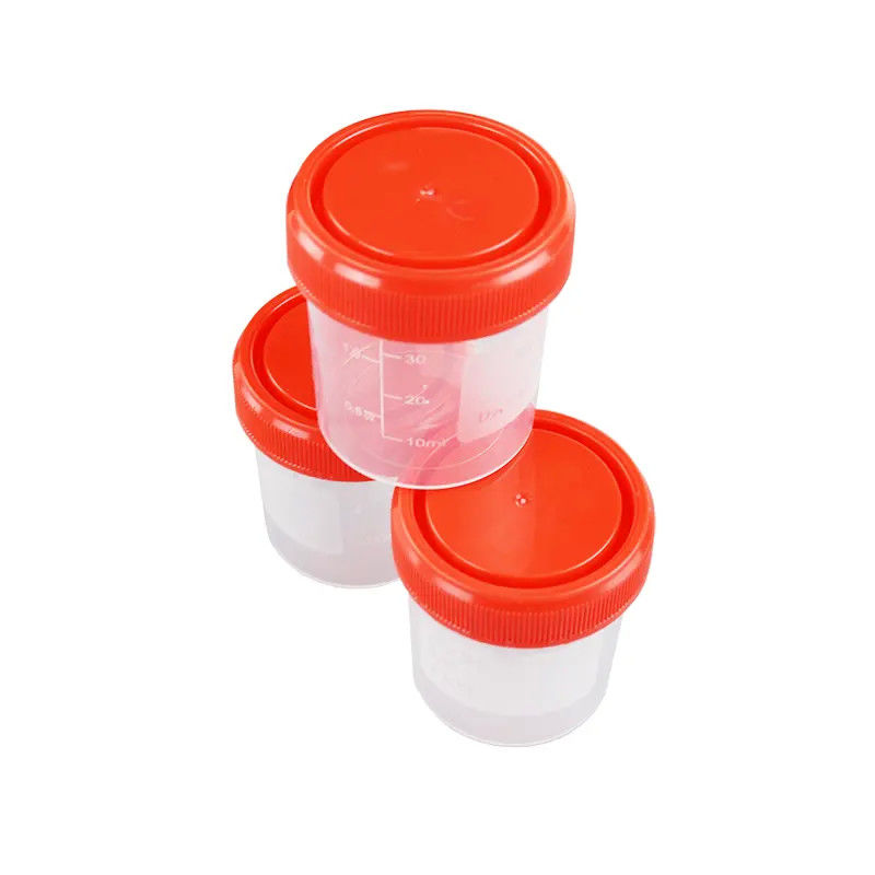 40ml/60ml Graduated Urine Collection Container Urine Sample Cup