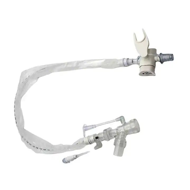 Sterilization Reusable Medical 72hours Closed Suction System Suction Catheter
