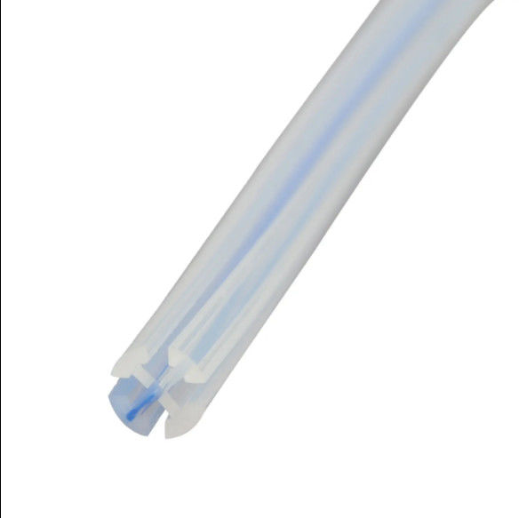 Medical Silicone Round Channel Fluted Drains Biocompatible Flexible Efficient Drainage