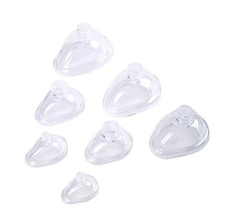 CE Approved Disposable Adult Air Cushion PVC Anesthesia Mask With Cushion For Face