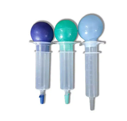 80ml Bulb Irrigation Syringe Irrigating Dental Syringes Sterilized Plastic Bulb Syringes With Tip Cap