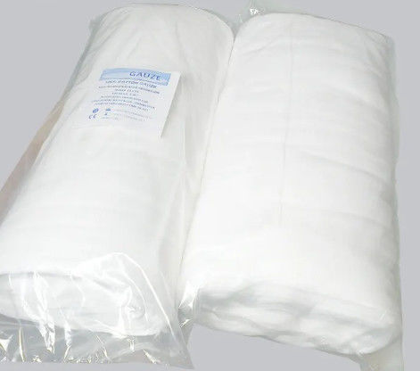90cm X 91m Medical 100% Natural Cotton Absorbent Folded Gauze Roll