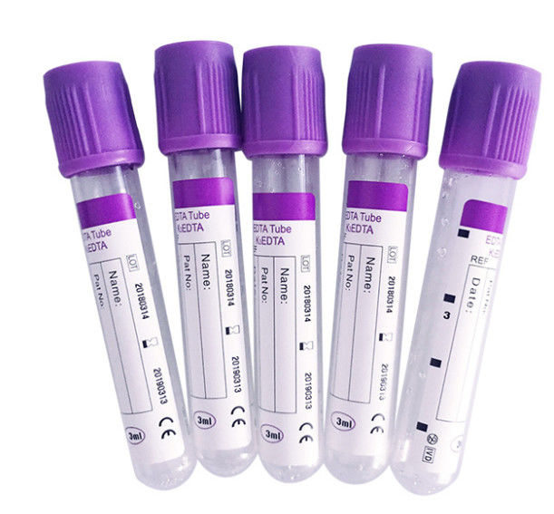 5ml EDTA K2 K3 Tube PET Or Glass Blood Collection Tube
