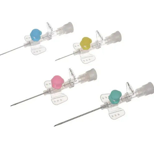 Medical Sterile 14G 18G 20G 22G 24G 26G Iv Cannula With Wings With Port