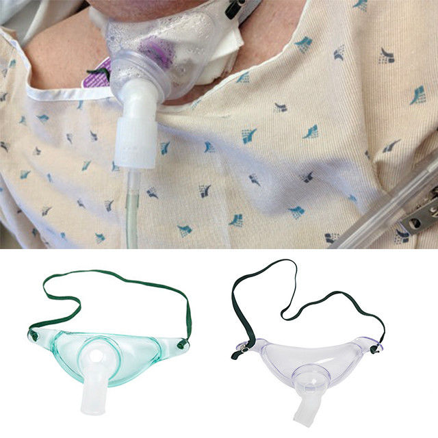 Medical Disposable PVC Tracheostomy Oxygen Mask For Adult / Pediatric