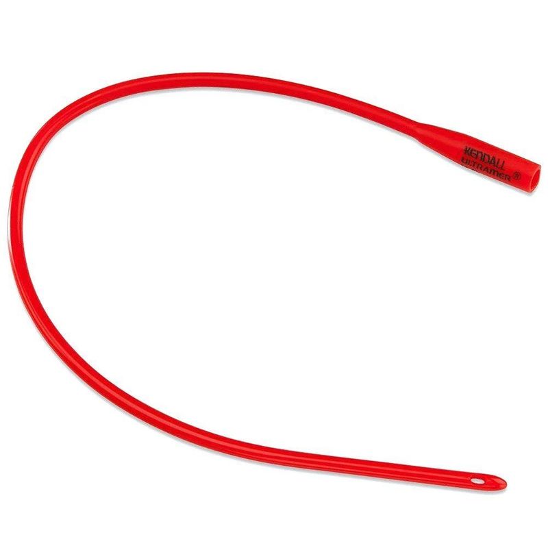 6Fr 10Fr 24Fr One Way Latex Foley Catheter With Red Color Length 270mm 400mm